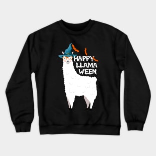 Llama costume halloween Happy Llamaween Crewneck Sweatshirt